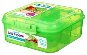 Pojemnik Lunchbox Bento Cube Sistema 1.25L Zielony